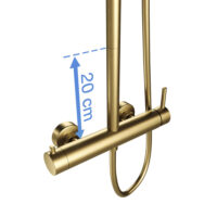 Aumentos para haste de chuveiro