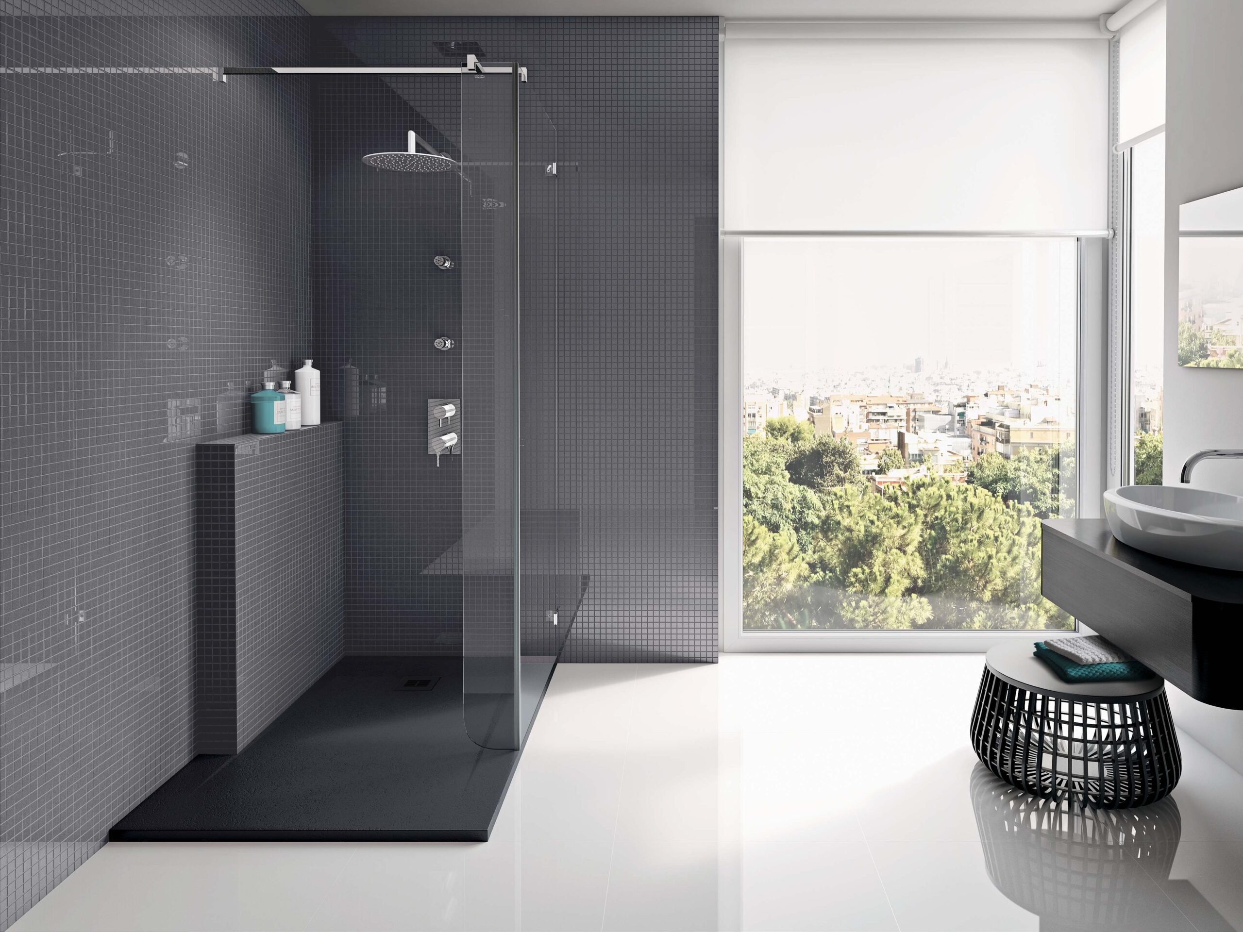 Base de chuveiro Rocks