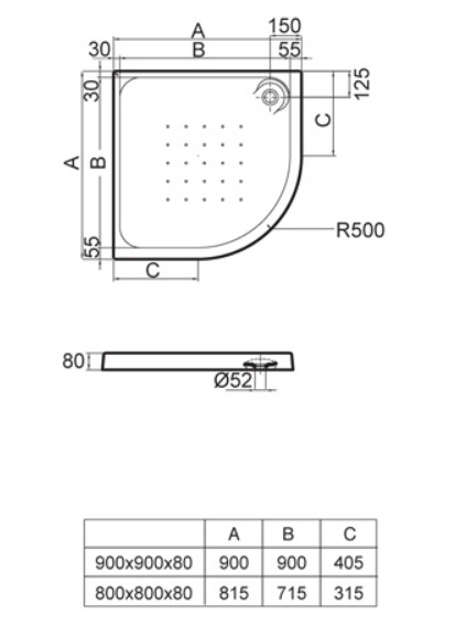 Base de chuveiro Vita Canto - Image 3