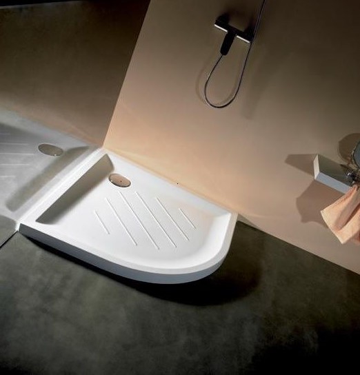 Base de chuveiro de canto modelo Vita